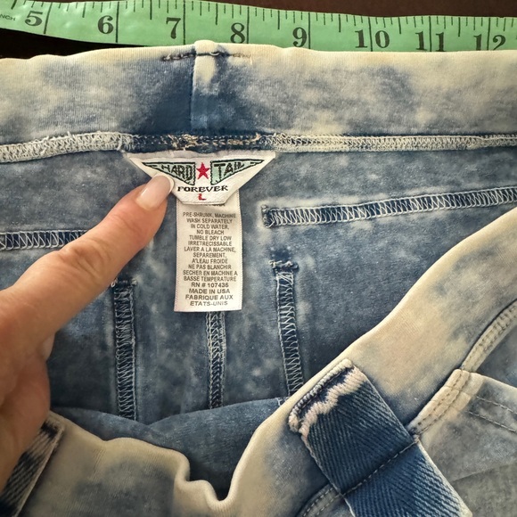 Hard Tail Forever 6 Pocket Cargo Bootleg Flare Pants size L - Picture 15 of 15